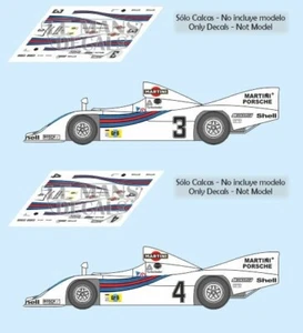 Decals Porsche 936 Le Mans 1977 3 4 1:32 1:43 1:24 1:18 64 87 slot calcas - Imagen 1 de 3