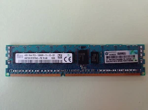 SK Hynix 4gb ECC Pc3-12800r Memory Module Hmt351r7efr4c-pb - Photo 1/1