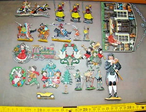 Colección - Lote 23x diferentes figuras planas de estaño aprox. 1930-1980 - Imagen 1 de 3