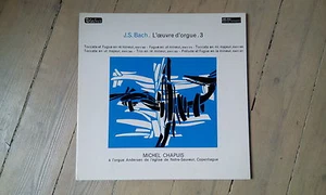 LP Gatefold Michel Chapuis/Bach - L'Oeuvre D'Orgue 3/ Near Mint (NM) - Picture 1 of 1