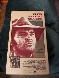 Charro! 1968 VHS gritty western Elvis Presley framed for crime Victor French OOP