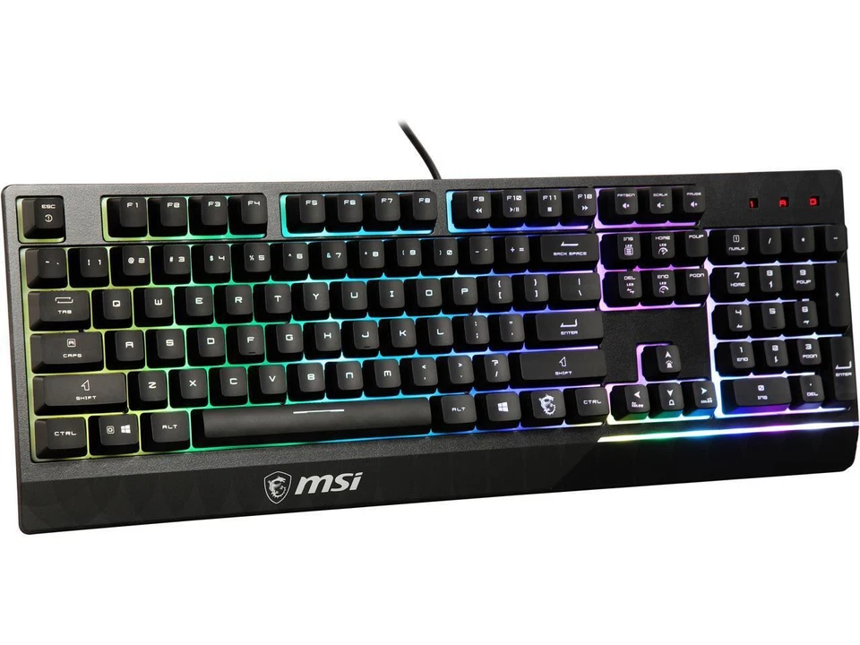 MSI Vigor Gk30 Gaming Keyboard RGB Backlit 104 Keys