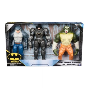 DC Batman Serie Gigante 12" Mega Figura de Acción Set Paquete de 3 King Shark Killer Croc - Imagen 1 de 6