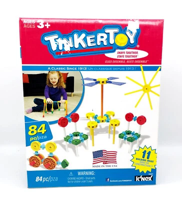 K'NEX Tinkertoy Building Set 84 Piece Toy Set 56607 New Sealed - Image 1 of 4