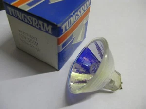 1x Vintage TUNGSRAM SPOT-EXT HALOGEN 52280 50W 12V Projection Bulb GX5.3 #PJ74 - Picture 1 of 3