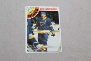 1978-79 Topps Hockey Card#218 Red Berenson St. Louis Blues - Picture 1 of 2