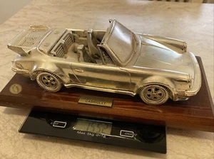 PORSCHE 911 930 Cabrio - R. ARGENTO modellino In Scala Raro. 1,5Kg Collezione - Foto 1 di 9