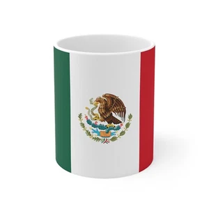 Mexico Flag Coffee Mug  Hispanic Heritage Latin America Souvenir Cup - Picture 1 of 11