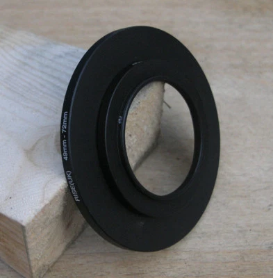 40.5mm to 72mm filter step up  ring used Unbranded/Generic 2 part combination - Image 1 of 2