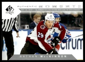 2018-19 UD SP Authentic Authentic Moments Nathan MacKinnon #112 - Picture 1 of 2