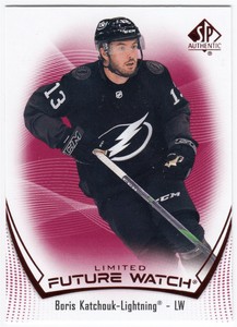 2021-22 Upper Deck SP Authentic Future Watch Limited Red BORIS KATCHOUK #154 RC