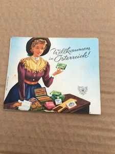 TOUR GUIDE OLD BROCHURE WILLKOMEN IN EASTERREICH! CIGARETTES. RARE. - Picture 1 of 5