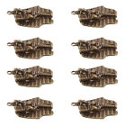  10 Pcs Retro Charm Metal Charms for Jewelry Making Accessories Ancient Bronze