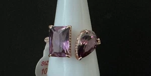Bomb Party Ring February 2025 “Intricate Sparkle” RG91645 Rose Gold Sz 10 no bag - Picture 1 of 3