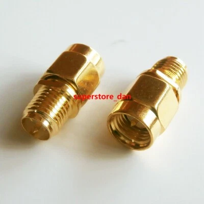 1/5/10Pcs SMA Male To RP SMA RPSMA Female Lot RF Connector Coupler Adapter - Image 1 of 4