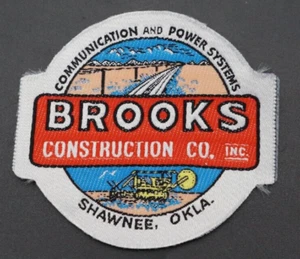 Brooks Construction co Shawnee Oklahoma Communication Power System est 1956 NOS - Picture 1 of 2