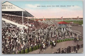 State Fair Park Race Track in Dallas Texas Postcard - Picture 1 of 2