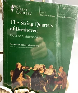 BOOK - The Great Courses: The String Quartets of Beethoven with Guidebook SEALED - Imagen 1 de 2