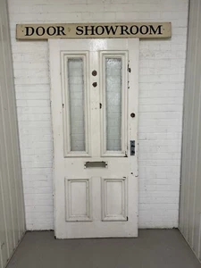 Reclaimed Victorian Wooden Panel Front Door 2125 Or 2120mm x 910 Or 925mm - Picture 1 of 24