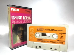 David Bowie SPACE ODDITY Cassette PK2101 *UK 1ST ISSUE 1972* ORANGE PAPER LABELS - Picture 1 of 9