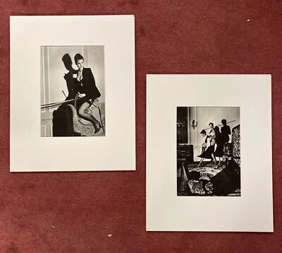 1976 HELMUT NEWTON set  Women Equestrian Saddle II &III Fashion Paris Photo Art - Image 1 of 3