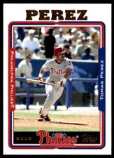 2005 Topps Tomas Perez Baseball Cards #492