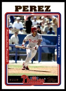 2005 Topps Tomas Perez Baseball Cards #492