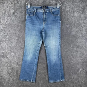 Gloria Vanderbilt Jeans Womens 10 Petite Blue Allyson Bootcut Denim Pants - Picture 1 of 22