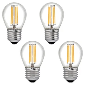 60W Equivalent Clear 6 Watt LED Dimmable Standard G16 4-Pack - Picture 1 of 4