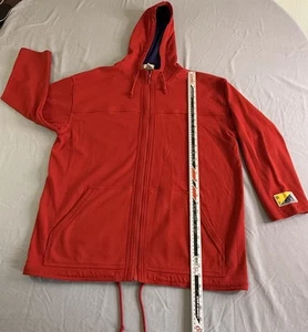 Oversized Hoodie Jones New York Sport  Zip Up L fits like big and tall  - Picture 1 of 12