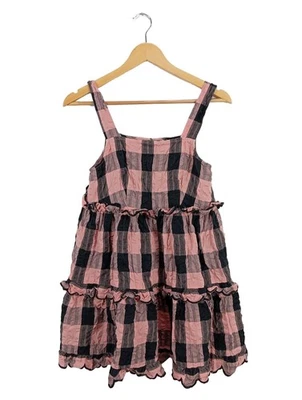 ASOS DESIGN Vestido tipo overol Mujeres Vestido Talla EU 36 rosa-negro - Imagen 1 de 4