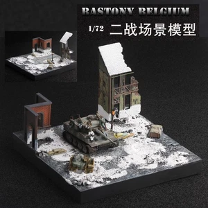 PMA 1/72 Segunda Guerra Mundial Escena de Invierno Europea Piso Acabado Color Modelo NUEVO - Imagen 1 de 16