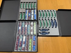 N Gauge Train Set 16 Freight Cars with Containers and 22 Tank Cars - Picture 1 of 5