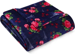 Betsey Johnson | Fleece Collection | Blanket - Ultra Soft Full/Queen, Floral  - Picture 1 of 6