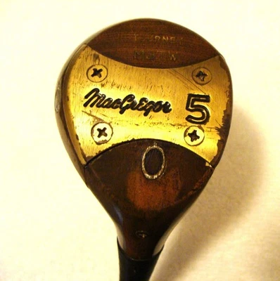 MacGregor MT3W Tourney Caqui 5 Madera Derecha (Eje de Acero Rígido Flexible) 41" De Colección Foto 1 de 4