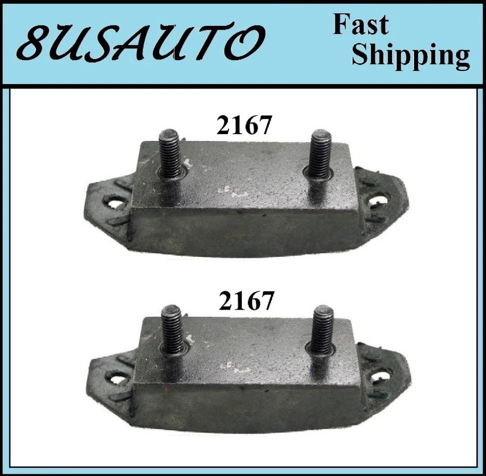 2 PCS TRANS MOUNT FIT VOLKSWAGEN BEETLE, KARMANN GHIA, PANEL, SAFARI, SEDAN... - Image 1 of 3