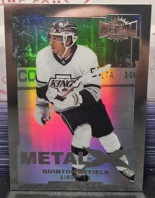 21-22 Skybox Metal Universe Quinton Byfield Metal X Rookie #/499 🚨🚨🚨 LA Kings - Image 1 of 4