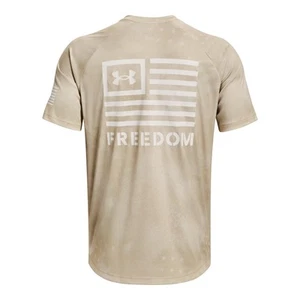 Under Armour 1377055 Men's UA Freedom Flag Tech Graphic Tee Short Sleeve T-Shirt - Picture 1 of 7