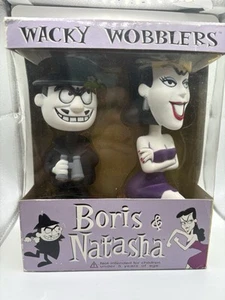 DE COLECCIÓN FUNKO BORIS & NATASHA BOBBLEHEADS WACKY WOBBLERS NUEVO EN CAJA Rocky & Bullwinkle - Imagen 1 de 6