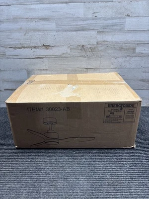 Breezary Sawyer 42 in. Indoor 6-Speed Black Ceiling Fan w/ DC Motor 30023-AB - Image 1 of 4