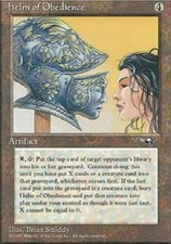 MTG Helm of Obedience x1 1x Alliances Magic the Gathering MTG Artifact Rare