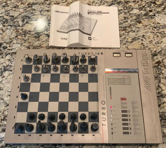 Jeu d'Échec Électronique Vintage Chess Companion 2 Scisys