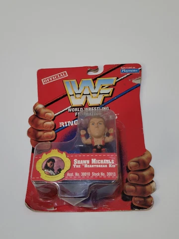 Shawn Michaels 1997 Playmates WWF Ring Masters Figure NEW WWE NXT Vintage Cover
