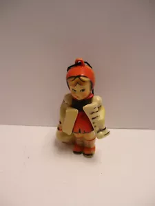 Vintage Papergirl w/Goose Ornament by Kurt S. Adler 1980s - Picture 1 of 6