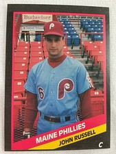 1988-Maine Phillies-CMC Minor League Baseball Card-John Russell