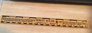 Gobernante romano, el pie romano, números romanos - madera, industrias Westair - Imagen 1 de 5