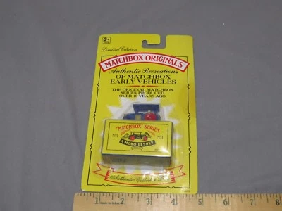 Vintage Matchbox Authentic Recreations Steam Engine No.1 Limited Edition on Card - Image 1 of 2