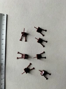 7 x USSR ARTILLERY MINIATURES / AXIS & ALLIES BOARDGAME PART P387 - Picture 1 of 1