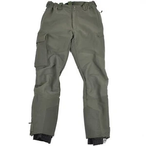 PANTALONES ORIGINALES DEL EJÉRCITO FRANCÉS ALPINOS OD CON PROTECCIÓN AL TOBILLO Y TIRANTES NUEVOS - Imagen 1 de 2