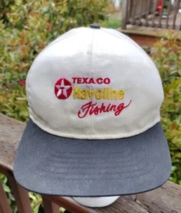 VTG TEXACO/HAVOLINE Fishing Cap. Made in USA/Swingster. Black/White. - Picture 1 of 12